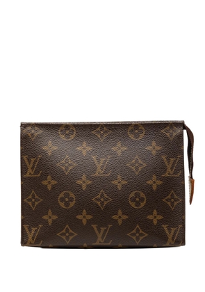 Louis Vuitton Pre-Owned 2004 Monogram Toiletry Pouch 19 clutch bag - Brown