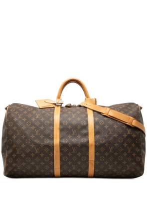 Louis Vuitton Pre-Owned 1996 Monogram Keepall Bandouliere 60 travel bag - Brown