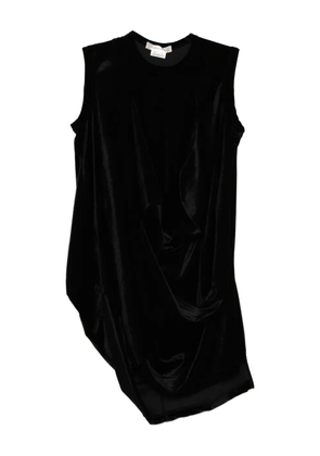Comme Des Garçons draped mini dress - Black