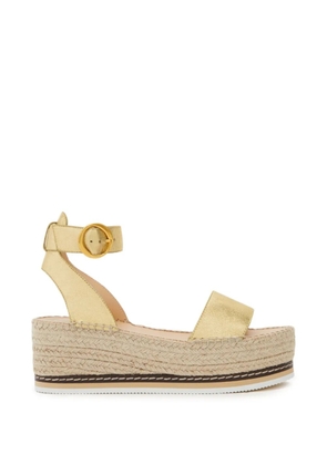 Odissì Lily mid-wedge espadrilles - Gold