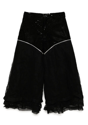 Comme des Garçons Homme Plus wide-leg trousers - Black