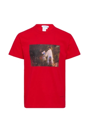 JUNTAE KIM museum print t-shirt - Red