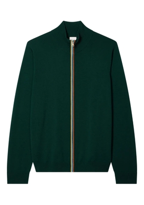 Paul Smith zip-up cardigan - Green