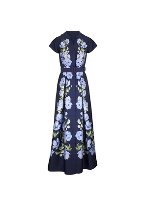 Sachin & Babi floral belted dress - Blue