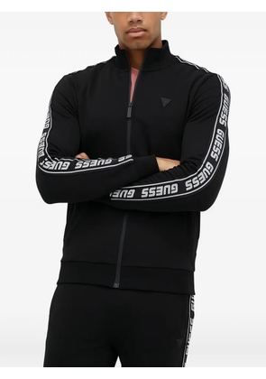 GUESS USA zip striped jacket - Black