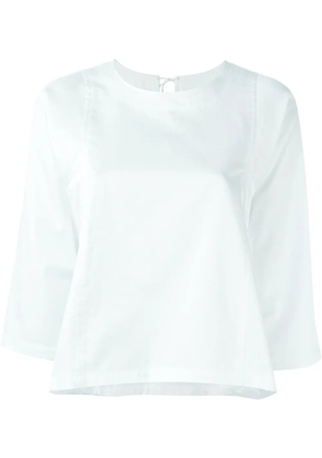 Comme Des Garçons Comme Des Garçons back fastening blouse - White