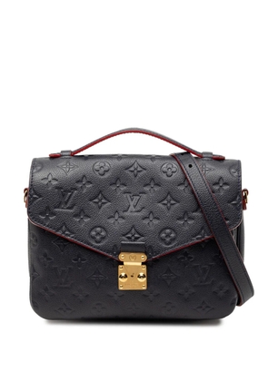 Louis Vuitton Pre-Owned 2018 Monogram Empreinte Pochette Metis satchel - Blue