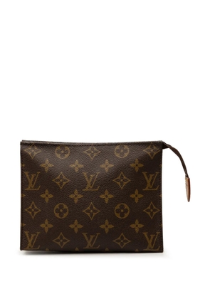 Louis Vuitton Pre-Owned 1991 Monogram Toiletry Pouch 19 clutch bag - Brown