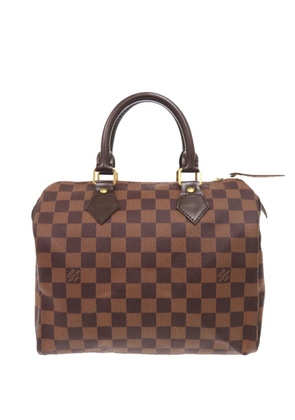 Louis Vuitton Pre-Owned 2012 Damier Ebene Speedy 25 boston bag - Brown