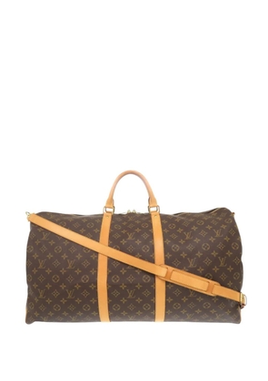Louis Vuitton Pre-Owned 2008 Monogram Keepall Bandouliere 60 travel bag - Brown