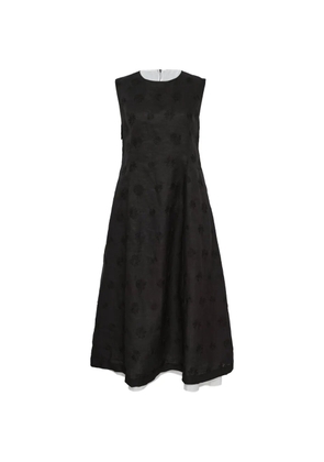 Renli Su sleeveless midi dress - Black