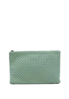 Bottega Veneta Pre-Owned 2012-2025 Nappa Intrecciato clutch bag - Green
