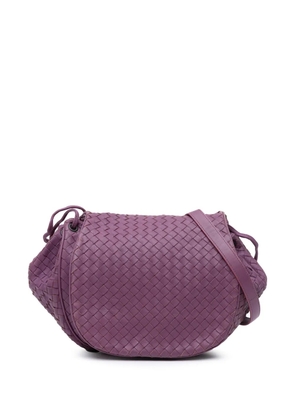 Bottega Veneta Pre-Owned 2012-2024 Nappa Intrecciato Flap crossbody bag - Purple
