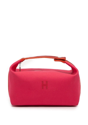 Hermès Pre-Owned 2020-2025 Large Toile Bride A Brac Case vanity bag - Pink