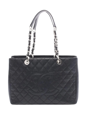 CHANEL Pre-Owned 2010-2011 Caviar Grand Shopping tote bag - Black