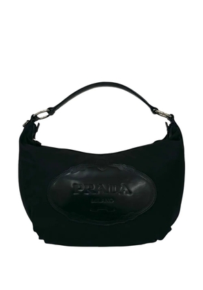 Prada Pre-Owned 2010-2026 Tessuto Canapa Logo hobo bag - Black