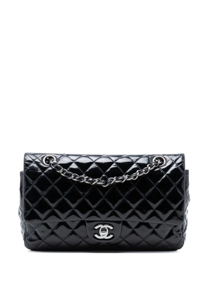 CHANEL Pre-Owned 2014-2015 Medium Classic Patent Double Flap shoulder bag - Black