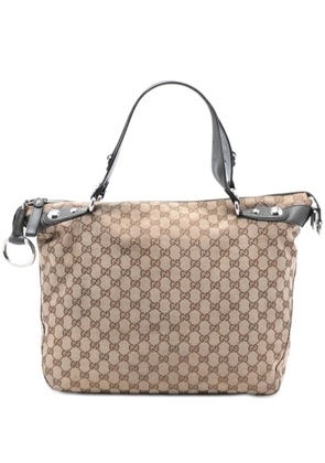 Gucci Pre-Owned 2016-2025 Large GG Canvas Icon Bit satchel - Neutrals