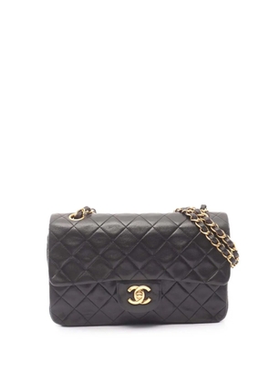 CHANEL Pre-Owned 1994-1996 Small Classic Lambskin Double Flap shoulder bag - Black