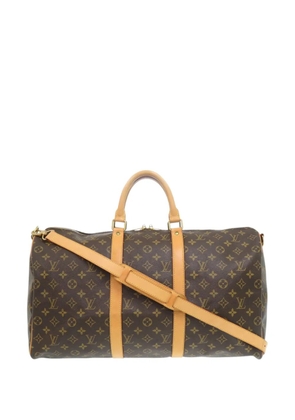 Louis Vuitton Pre-Owned 2005 Monogram Keepall Bandouliere 50 travel bag - Brown