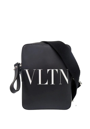 Valentino Garavani Pre-Owned 2000-2025 Small Leather VLTN crossbody bag - Black