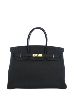 Hermès Pre-Owned 2018 Togo Birkin Retourne 35 handbag - Black