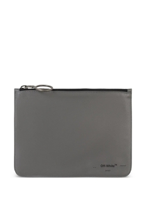 Off-White zip wallet - Grey