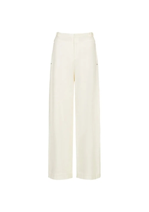 Vince Utility double-waist wide-leg trousers - White