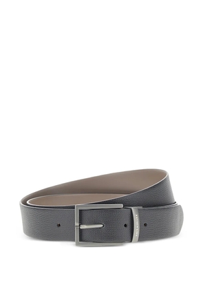 Paul & Shark reversible leather belt - Black