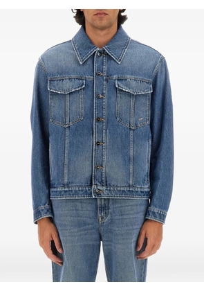 FENDI buttoned denim jacket - Blue