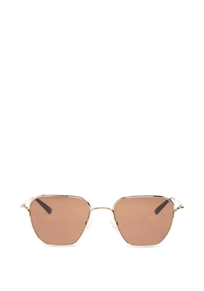 Alexander McQueen geometric-frame sunglasses - Gold