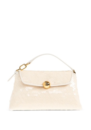 Furla sequin top handle tote bag - Neutrals