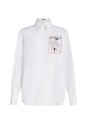 Karl Lagerfeld Karl Series poplin shirt - White