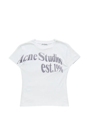 Acne Studios organic-cotton graphic T-shirt - White