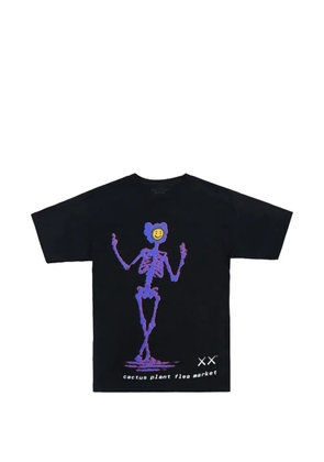 KAWS X Cactus Plant Flea Market graphic-print T-shirt - Black