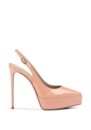 Le Silla Uma slingback platform pumps - Neutrals