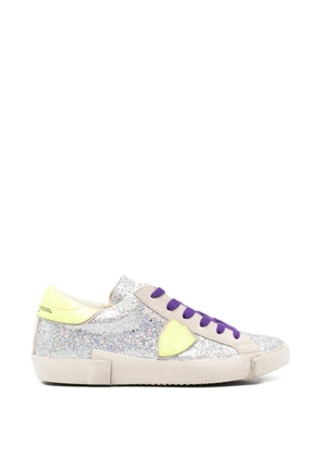 Philippe Model Paris Prsx glitter sneakers - Silver