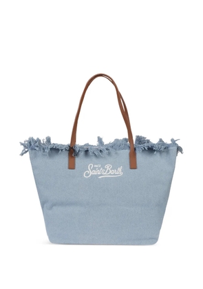MC2 Saint Barth fringed tote bag - Blue