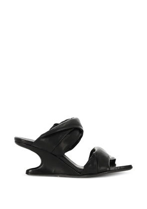 Rick Owens Twisted Cantilever sandals - Black