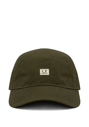 C.P. Company logo-patch baseball cap - Green
