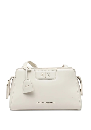Armani Exchange logo-detail cross-body bag - Neutrals