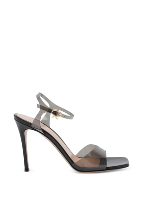 Gianvito Rossi square-toe heeled sandals - Grey