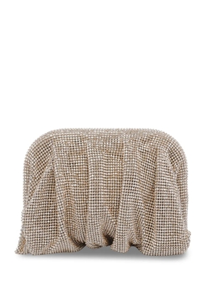 Benedetta Bruzziches La Petite strass chain clutch bag - Gold