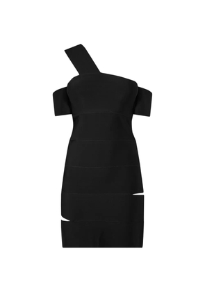 Alexander McQueen cut-out detail mini dress - Black