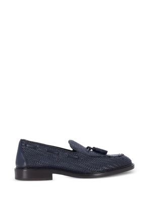 Alexander Hotto woven tassel loafers - Blue