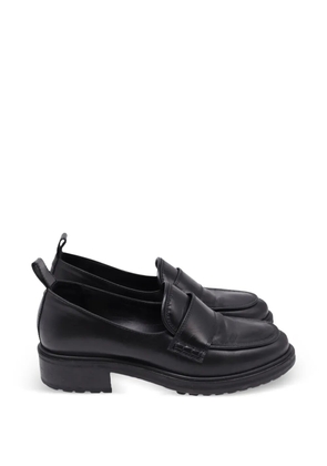 Aeyde Ruth leather loafers - Black