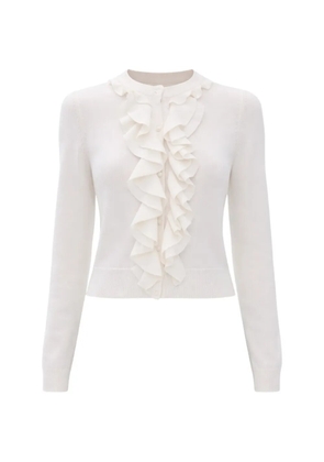 alice + olivia Dollie cardigan - White