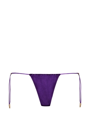 Maison Close Glow mini-string bikini bottom - Purple