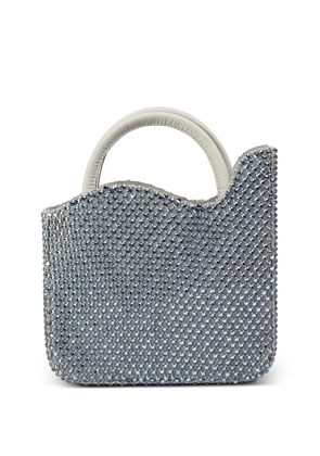 Le Silla small Ivy crystal-embellished tote bag - Grey