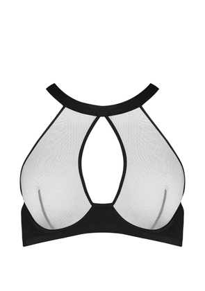 Maison Close Pure Tentation plunge bra - Black